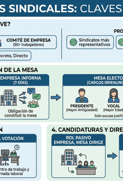Elecciones sindicales: claves prácticas