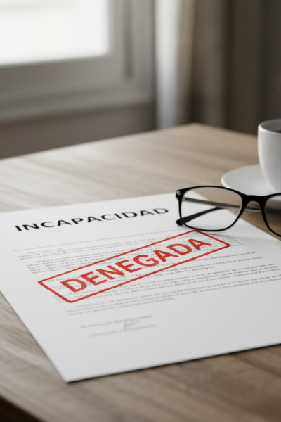 ¿Te han denegado la incapacidad permanente? Todo lo que debes saber para reclamarla